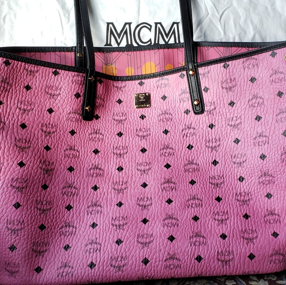 MCM Pink Tote Bag